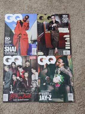 GENTLEMEN’S QUARTERLY MAGAZINE Lot Of 4 Nov 2025 To Apr 2026 Issues Collection